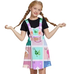 Christmas Wreath Advent Kids  Apron Dress by Bedest