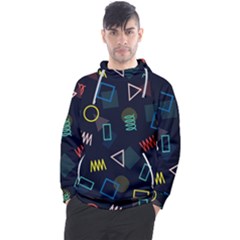 Memphis Seamless Patterns Abstract Jumble Textures Men s Pullover Hoodie