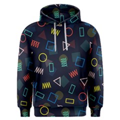 Memphis Seamless Patterns Abstract Jumble Textures Men s Overhead Hoodie