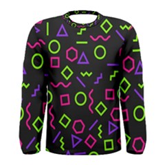 Geometric Seamless Pattern Men s Long Sleeve T-shirt