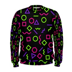 Geometric Seamless Pattern Men s Sweatshirt