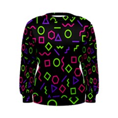 Geometric Seamless Pattern Women s Sweatshirt