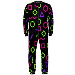 Geometric Seamless Pattern Onepiece Jumpsuit (men)