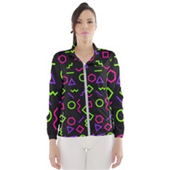 Geometric Seamless Pattern Women s Windbreaker