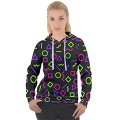 Geometric Seamless Pattern Women s Overhead Hoodie