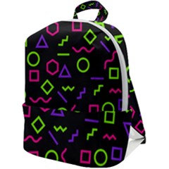 Geometric Seamless Pattern Zip Up Backpack by Hannah976