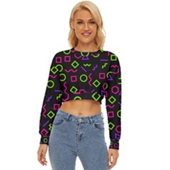 Geometric Seamless Pattern Lightweight Long Sleeve Sweatshirt by Hannah976