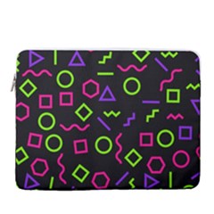 Geometric Seamless Pattern 15  Vertical Laptop Sleeve Case With Pocket by Hannah976