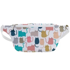 Cute Seamless Pattern Happy Kitty Kitten Cat Waist Bag 