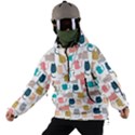 Cute Seamless Pattern Happy Kitty Kitten Cat Men s Ski and Snowboard Waterproof Breathable Jacket View2