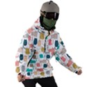 Cute Seamless Pattern Happy Kitty Kitten Cat Men s Ski and Snowboard Waterproof Breathable Jacket View3