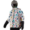 Cute Seamless Pattern Happy Kitty Kitten Cat Men s Zip Ski and Snowboard Waterproof Breathable Jacket View2