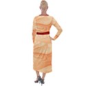 Lachs Kl Rotweissschwarz Kl Velvet Maxi Wrap Dress View2