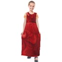 Lachs Kl Rotweissschwarz Kl Kids  Short Sleeve Maxi Dress View1