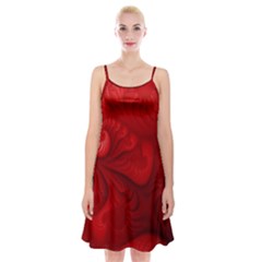 Lachs Kl Rotweissschwarz Kl Spaghetti Strap Velvet Dress