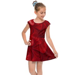 Lachs Kl Rotweissschwarz Kl Kids  Cap Sleeve Dress by 2607694c