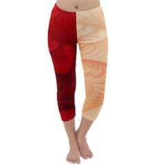 Lachs Kl Rotweissschwarz Kl Capri Winter Leggings 