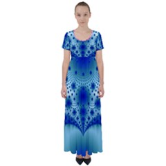 Pattern 2 High Waist Short Sleeve Maxi Dress by 2607694c