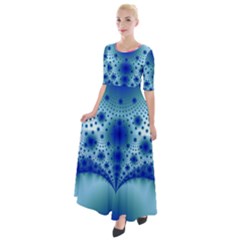 Pattern 2 Half Sleeves Maxi Dress by 2607694c