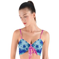 Pattern 2 Woven Tie Front Bralet by 2607694c