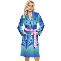 Pattern 2 Long Sleeve Velvet Robe by 2607694c