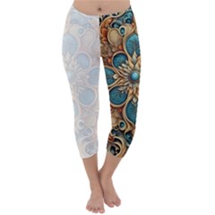 Pattern 1 Muster 7 Capri Winter Leggings 