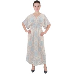 Pattern 1 Muster 7 V-neck Boho Style Maxi Dress by 2607694c