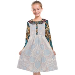 Pattern 1 Muster 7 600dpi 12000 Matt Kids  Midi Sailor Dress by 2607694c