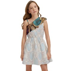 Pattern 1 Muster 7 600dpi 12000 Matt Kids  One Shoulder Party Dress by 2607694c