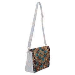 Muster 7 600dpi 12000 Matt Pattern 1 Shoulder Bag With Back Zipper by 2607694c