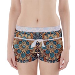 Muster 7 600dpi 12000 Matt Pattern 1 Boyleg Bikini Wrap Bottoms by 2607694c