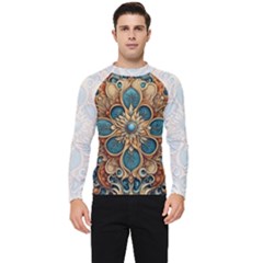 Muster 7 600dpi 12000 Matt Pattern 1 Men s Long Sleeve Rash Guard by 2607694c