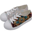 Muster 7 600dpi 12000 Matt Pattern 1 Kids  Low Top Canvas Sneakers View2