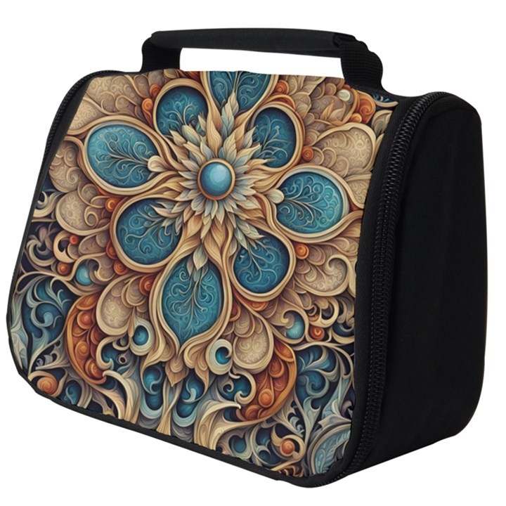 Muster 7 600dpi 12000 Matt Pattern 1 Full Print Travel Pouch (Big)