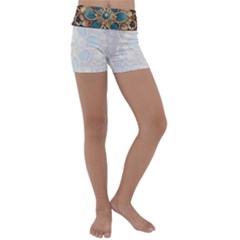 Muster 7 600dpi 12000 Matt Pattern 1 Kids  Lightweight Velour Yoga Shorts by 2607694c