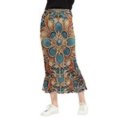 Muster 7 600dpi 12000 Matt Pattern 1 Maxi Fishtail Chiffon Skirt by 2607694c