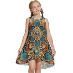 Muster 7 600dpi 12000 Matt Pattern 1 Kids  Frill Swing Dress by 2607694c