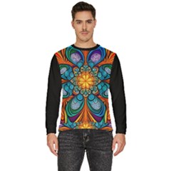 Schwarz Bunt Men s Fleece Sweatshirt by 2607694c