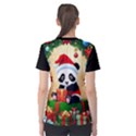 Schwarz Pandaweihnachten300dpi Women s Cotton T-Shirt View2