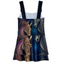 Schwarz pferde muster Kids  Layered Skirt Swimsuit View2