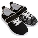 Schwarz katze punk Kids  Velcro Strap Shoes View3