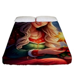 Christmas Greetings Fitted Sheet (king Size) by 2607694c