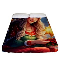 Christmas Greetings Fitted Sheet (california King Size) by 2607694c