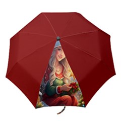 Christmas Greetings Folding Umbrella by 2607694c