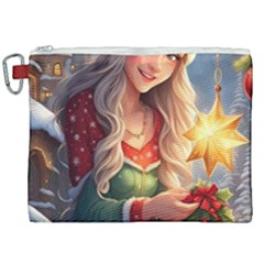 Christmas Greetings Canvas Cosmetic Bag (xxl) by 2607694c