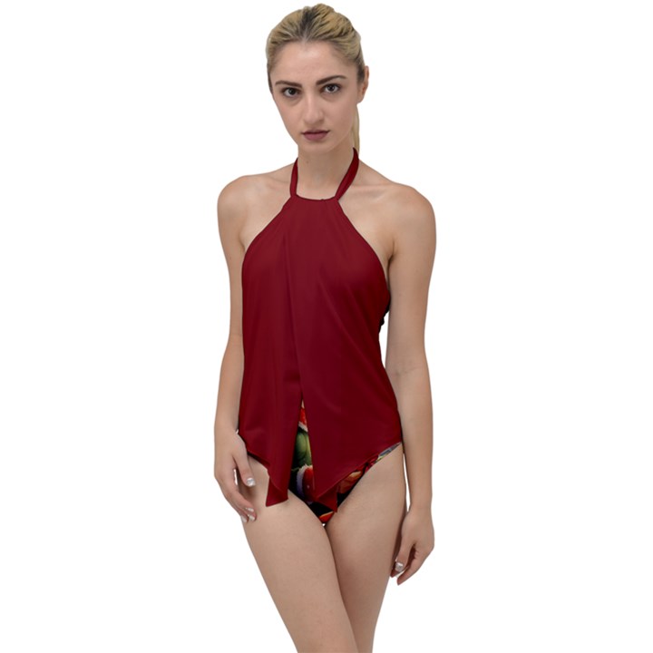 Christmas greetings Go with the Flow One Piece Swimsuit