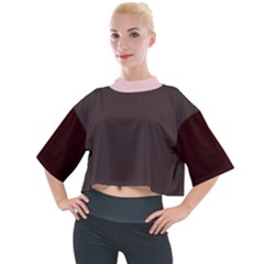 4 Farben Mock Neck T-shirt by 2607694c