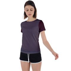 4 Farben Back Circle Cutout Sports T-shirt by 2607694c