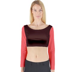 4 Farben 2 Long Sleeve Crop Top by 2607694c