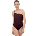 4 Farben 2 Classic One Shoulder Swimsuit View1